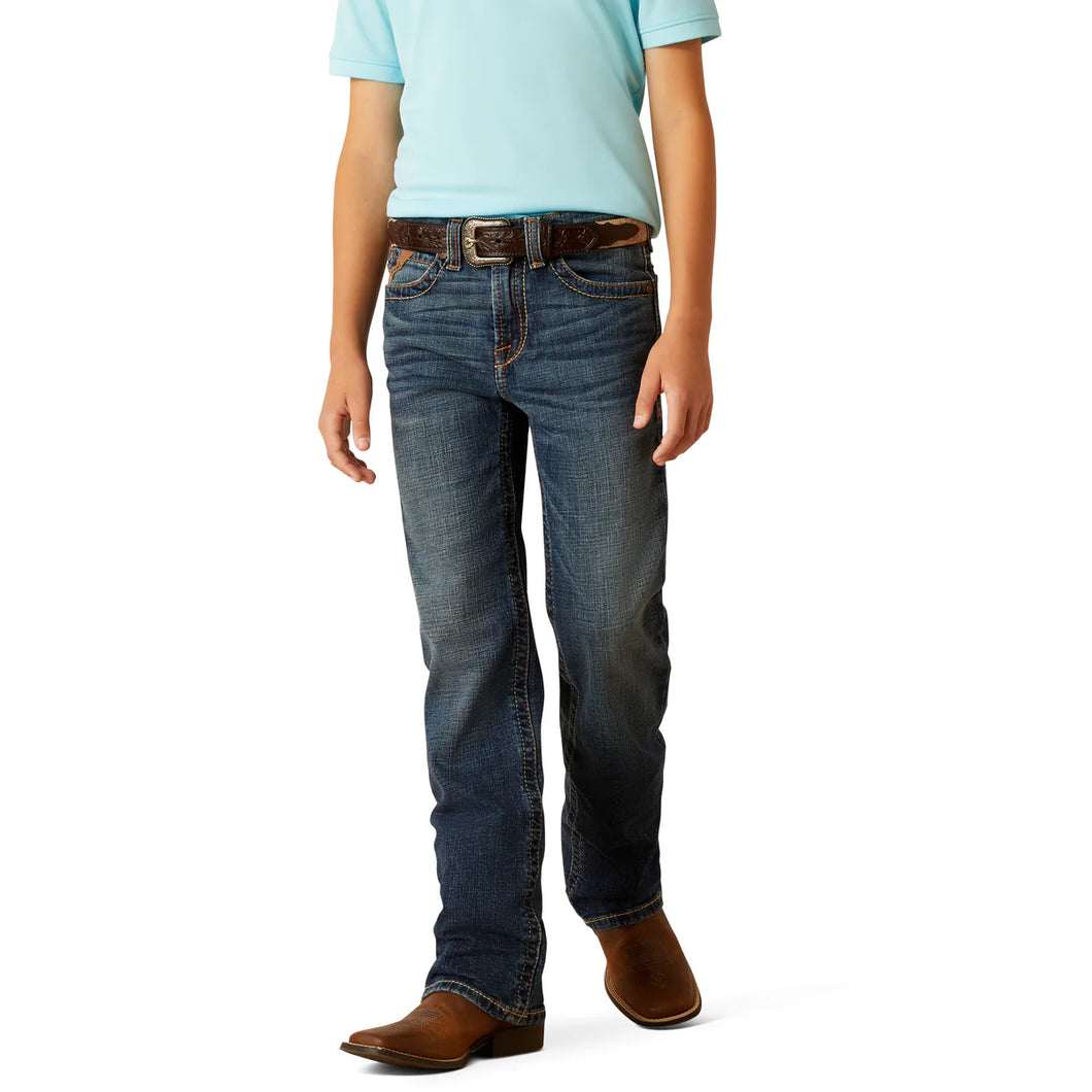 Ariat Boys B4 Relaxed Boot Leg Fordham Denali Jeans