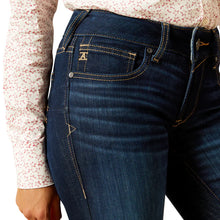 Load image into Gallery viewer, Ariat Womens Mid Rise Straight Leg Romana Pennsylvania Jeans
