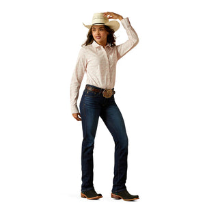Ariat Womens Mid Rise Straight Leg Romana Pennsylvania Jeans