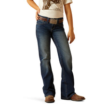 Load image into Gallery viewer, Ariat Girls Boot Leg Ariana Pacific Jeans
