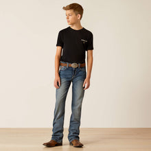 Load image into Gallery viewer, ARIAT BOYS B4 BOOT CUT CHALLENGER DURANGO JEANS
