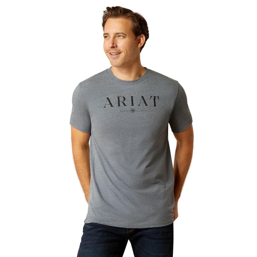 Ariat Mens B&W Logo Short Sleeve Tee