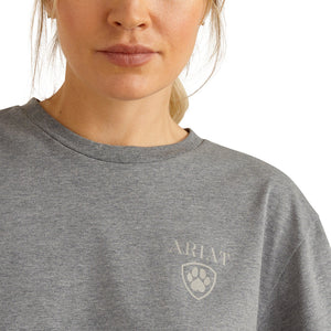 Ariat Womens Paw Badge Short Sleeve Tee