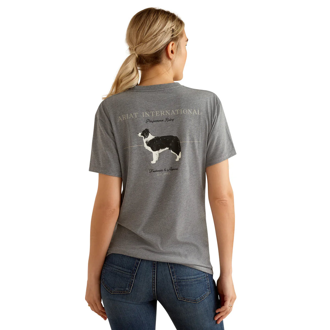 Ariat Womens Paw Badge Short Sleeve Tee
