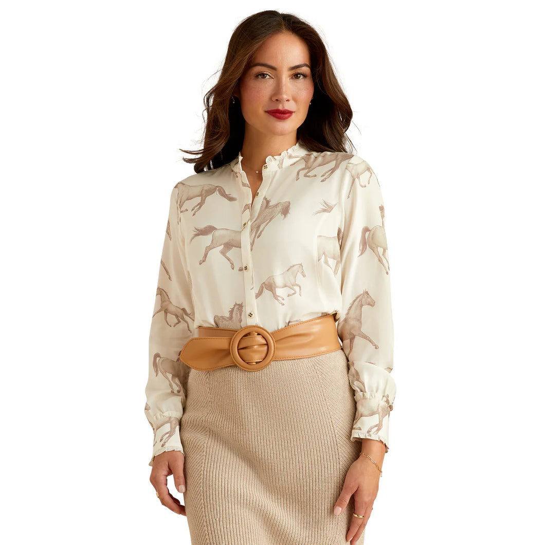 Ariat Womens Clarion Long Sleeve Blouse