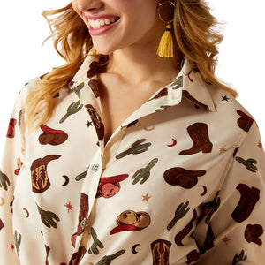 Ariat Womens Homestyle Long Sleeve Shirt