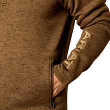 Load image into Gallery viewer, Ariat Mens Caldwell logo 1/4 zip sweater
