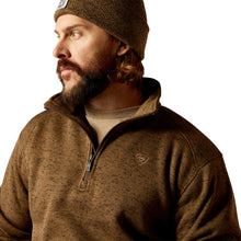 Load image into Gallery viewer, Ariat Mens Caldwell logo 1/4 zip sweater

