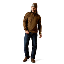 Load image into Gallery viewer, Ariat Mens Caldwell logo 1/4 zip sweater
