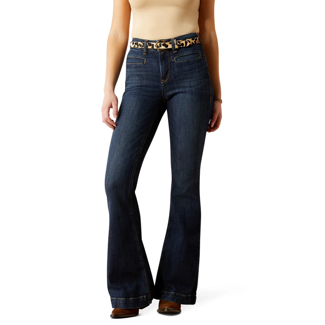 Ariat Womens HIGH rise Alex flare jeans