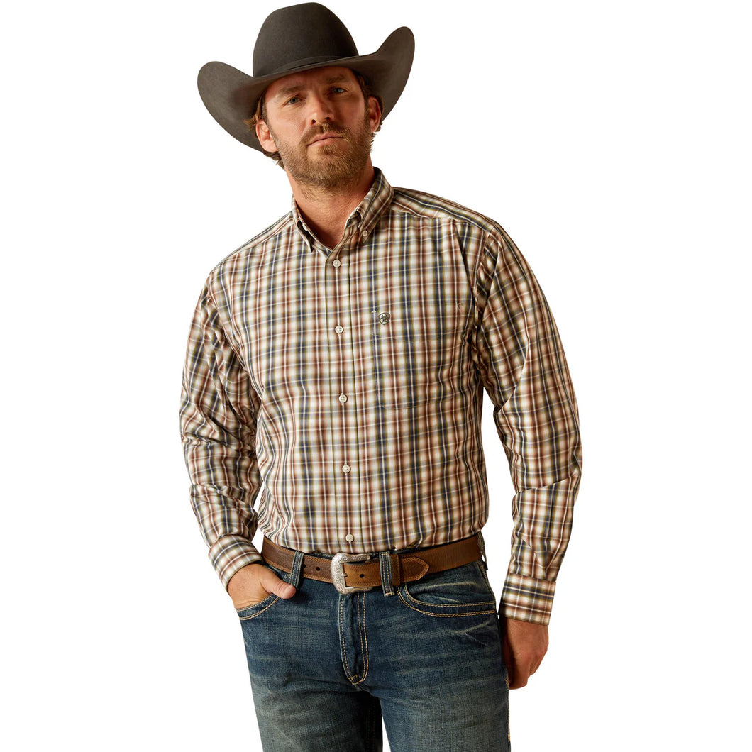 Ariat Mens Wrinkle Free Folk Long Sleeve Shirt