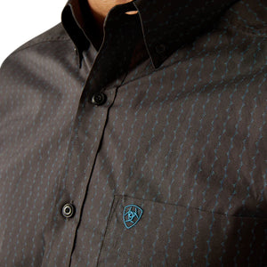 Ariat Mens Pompey Fitted Long Sleeve Shirt
