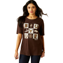 Load image into Gallery viewer, Ariat Womens Checkerboard Short Sleeve Tee
