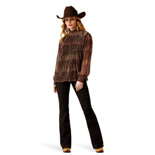 Load image into Gallery viewer, Ariat Womens Plume Pleated Long Sleeve Top
