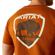 Load image into Gallery viewer, Ariat Mens buffalo west short sleeve tee
