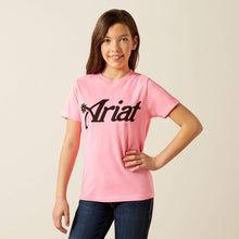 Load image into Gallery viewer, Ariat Girls Spur Script Short Sleeve Tee
