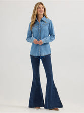 Load image into Gallery viewer, Wrangler Lainey Wilson Womens Moxie Western Denim Shirt
