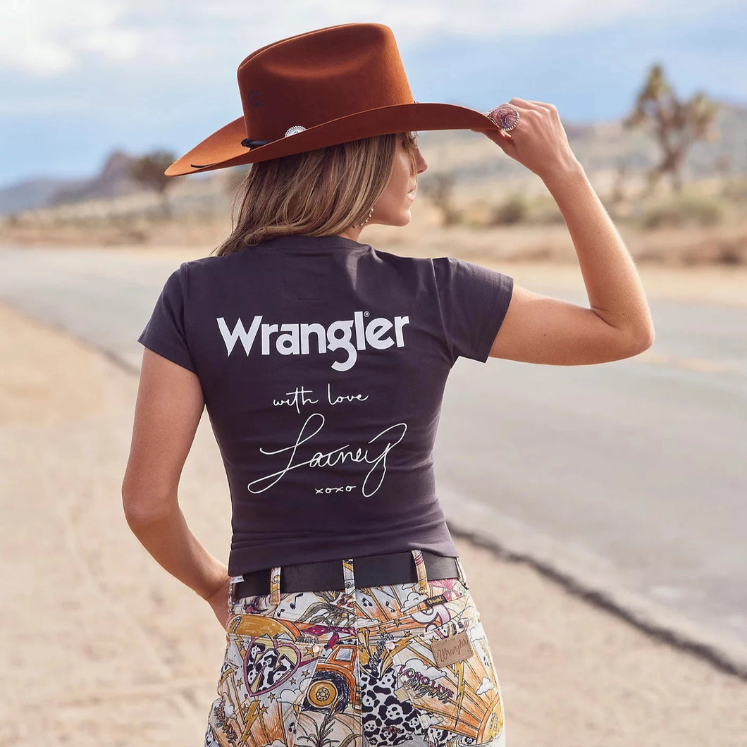 WRANGLER LAINEY WILSON WOMENS WITH LOVE LAINEY SHRUN SHIRT