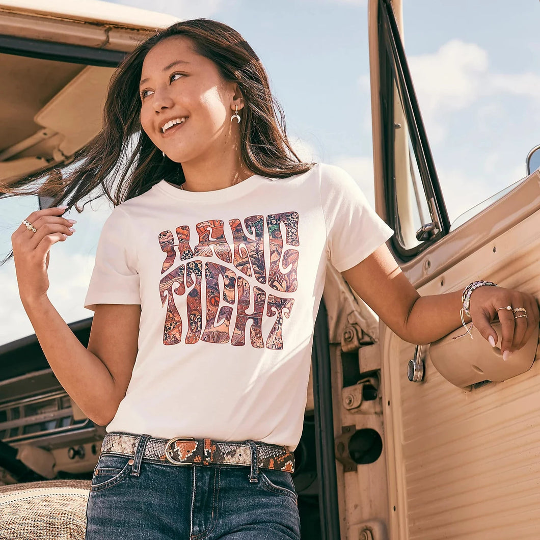WRANGLER LAINEY WILSON GIRLS HANG TIGHT TEE