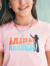 Load image into Gallery viewer, WRANGLER LAINEY WILSON GIRLS LAINEY RINGER TEE
