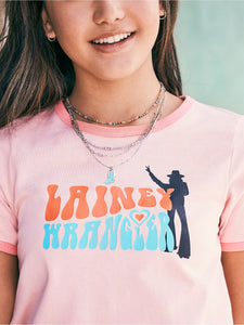 WRANGLER LAINEY WILSON GIRLS LAINEY RINGER TEE