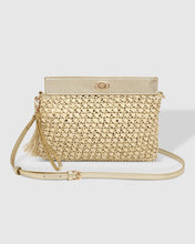 Load image into Gallery viewer, Louenhide Fern Raffia Clutch
