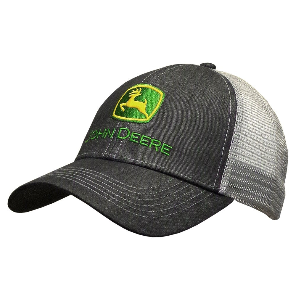 JOHN DEERE TWILL TRUCKER CAP