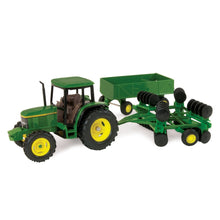 Load image into Gallery viewer, John Deere Tractor With Barge Wagon And Disc
