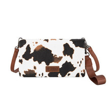 Load image into Gallery viewer, Wrangler Cow Print Wallet Crossbody Bag
