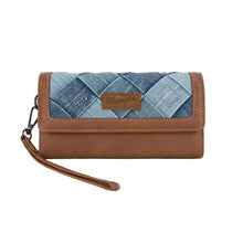 Load image into Gallery viewer, Wrangler Denim Patchwork Wallet
