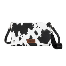 Load image into Gallery viewer, Wrangler Cow Print Wallet Crossbody Bag
