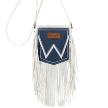 Load image into Gallery viewer, Wrangler Denim Pocket Fringe Bag
