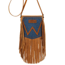 Load image into Gallery viewer, Wrangler Denim Pocket Fringe Bag
