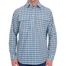 Load image into Gallery viewer, Hard Slog Mens River Half Button Long Sleeve Shirt
