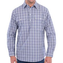 Load image into Gallery viewer, Hard Slog Mens Brooks Half Button Long Sleeve Shirt
