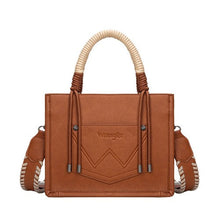 Load image into Gallery viewer, Wrangler Cow Print Tassel Crossbody Bag
