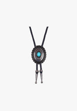 Load image into Gallery viewer, Pure Western Turquoise Stone Bolo Tie
