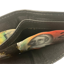 Load image into Gallery viewer, John Deere Black Pebble Grain Leather Bi-Fold Wallet - Trademark Logo
