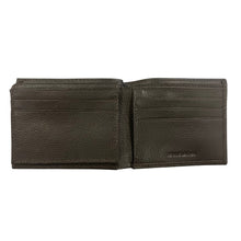 Load image into Gallery viewer, John Deere Brown Pebble Grain Leather Bi-Fold Wallet - Trademark Logo
