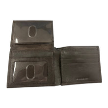 Load image into Gallery viewer, John Deere Brown Pebble Grain Leather Bi-Fold Wallet - Trademark Logo
