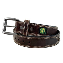 Load image into Gallery viewer, JOHN DEERE 38MM BRIDLE LEATHER STITCHED EDGE BELT
