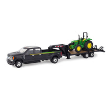 Load image into Gallery viewer, John Deere Ford F-350 Pickup With Trailer And Tractor

