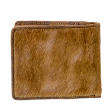 Load image into Gallery viewer, Longhorn Hair On Leather Bi-Fold Wallet
