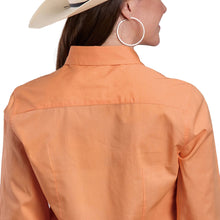 Load image into Gallery viewer, Roper Womens West Made Collection Solid Poplin Long Sleeve Shirt
