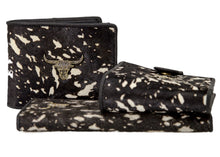 Load image into Gallery viewer, Longhorn Hair On Leather Bi-Fold Wallet
