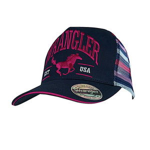 Wrangler Eliza High Profile - Ponytail Trucker Cap