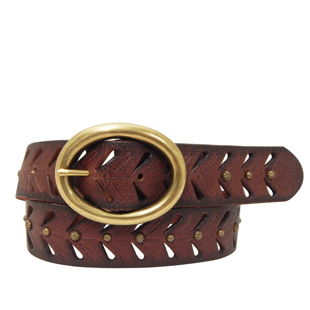 Roper Womens Distressed Leather Belt