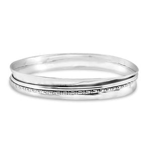 925 SS SPIN BANGLE 10 X 65MM