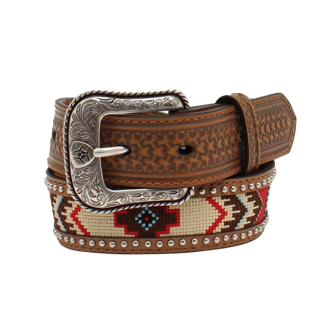 ARIAT BOYS SOUTHWESTERN PATTERNED BELT