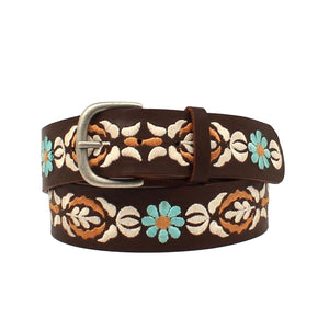 ARIAT WOMENS FLORAL EMBROIDERY BELT